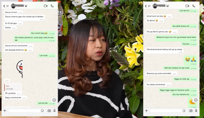 Sintya Cilla wanita yang mengaku memiliki anak dari DJ Panda. Sintya Cilla wanita yang mengaku memiliki anak dari DJ Panda. [Tangkapan layar YouTube CURHAT BANG Denny Sumargo]